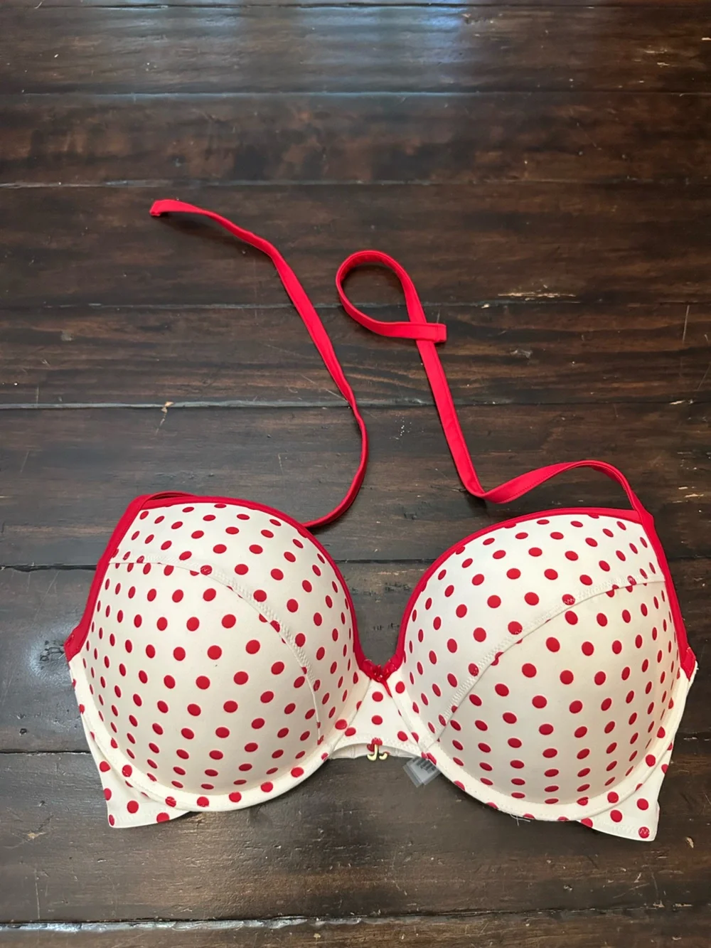 PINK by Frankies Bikinis Lovebug Addison Push Up Top Size L-DD 38775